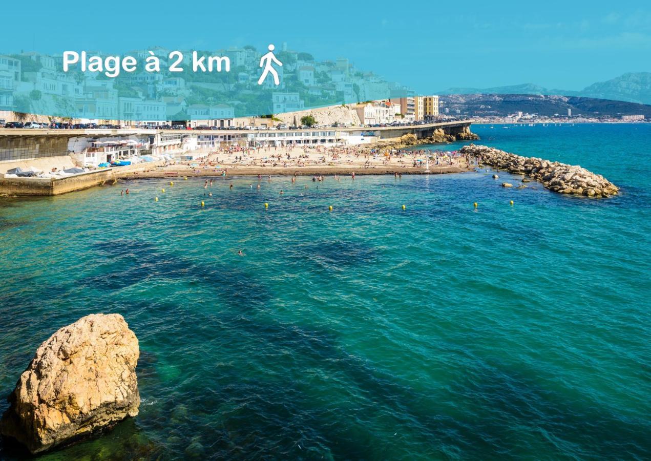 Aux Pieds De La Bonne Mere - Centre - Wifi Marseille Exteriér fotografie