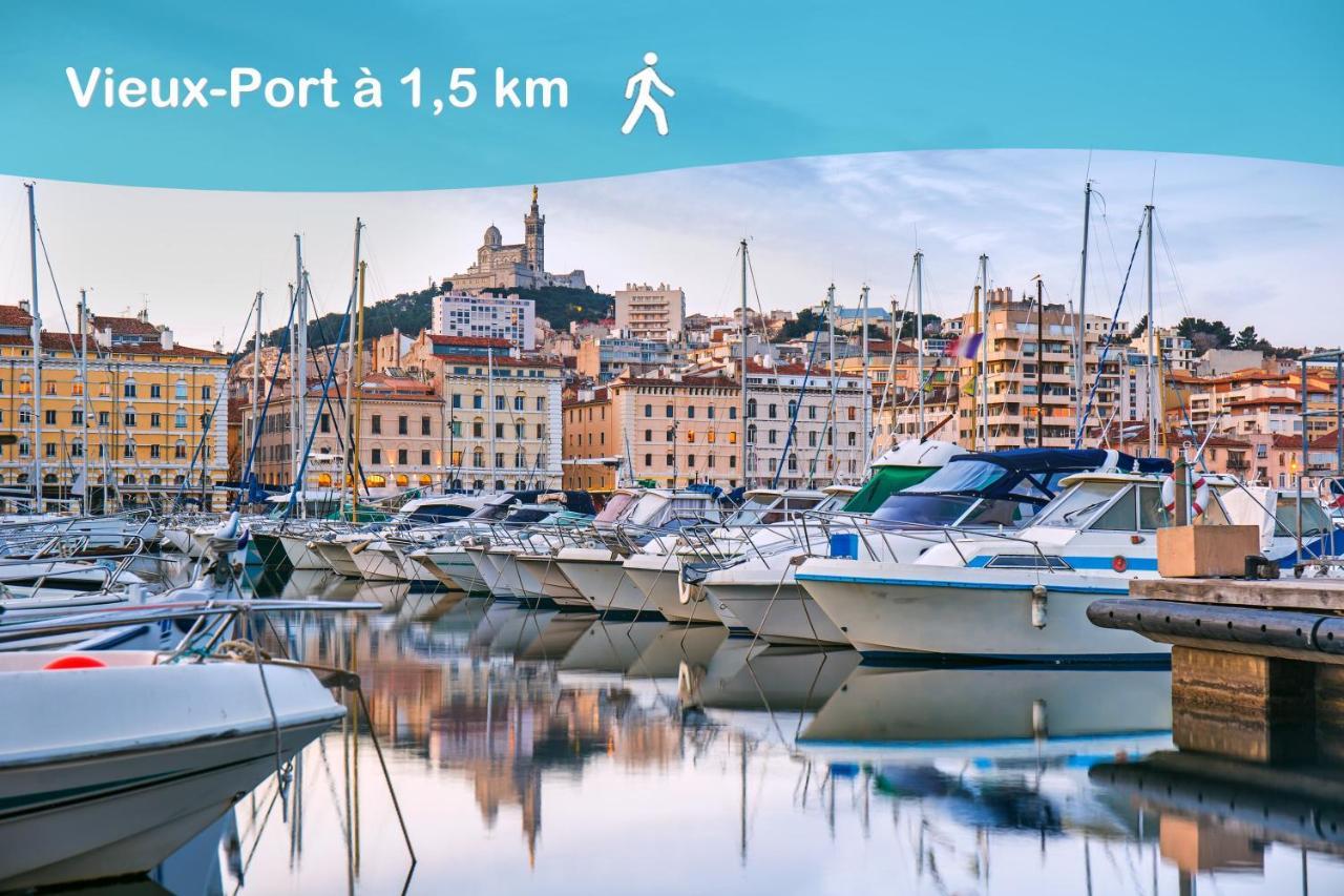 Aux Pieds De La Bonne Mere - Centre - Wifi Marseille Exteriér fotografie